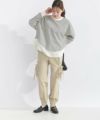 model：H165　着用サイズ：M　ベージュ