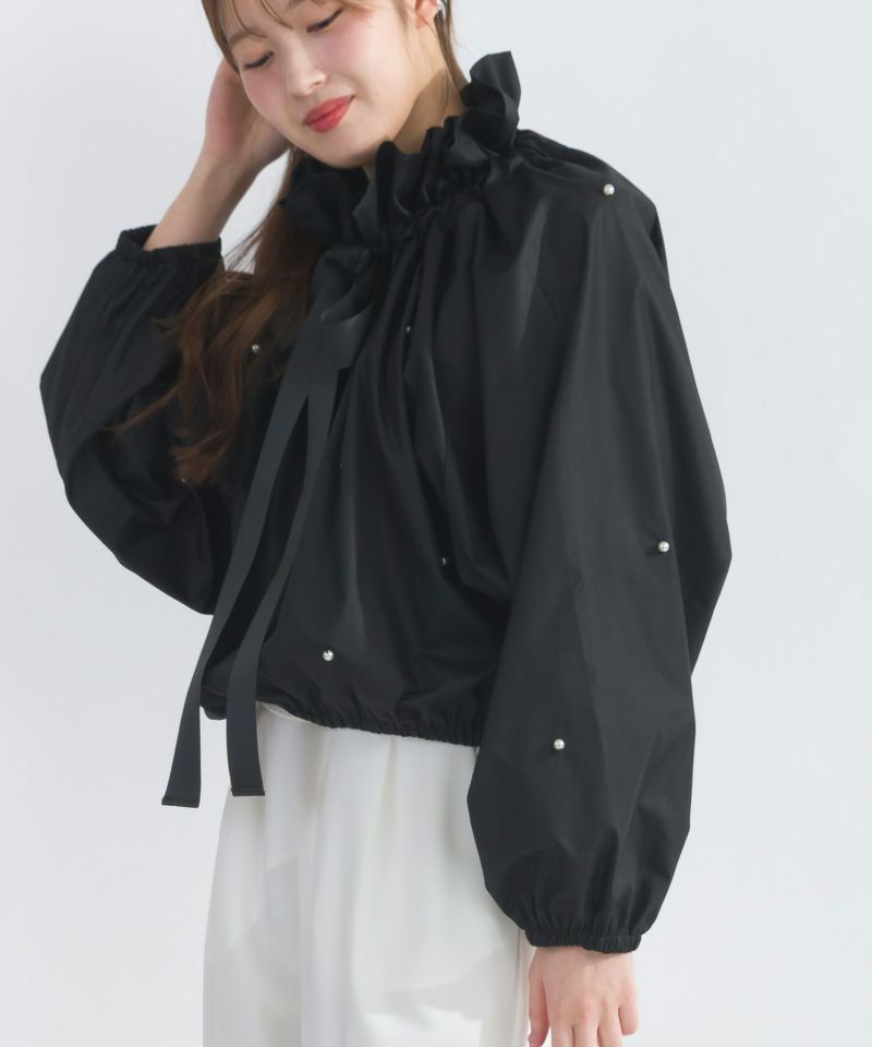 model：H165　着用サイズ：M　ブラック