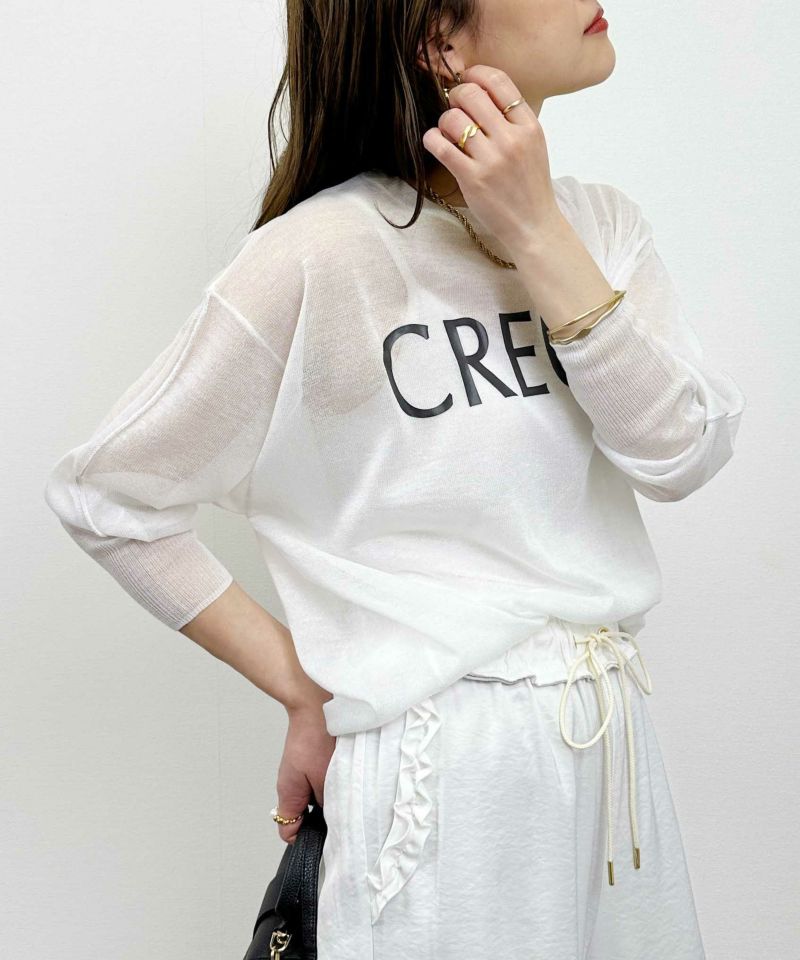 model：H164　着用サイズ：M　オフホワイト