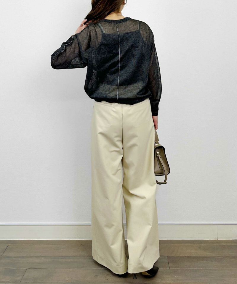 model：H164　着用サイズ：M　ブラック