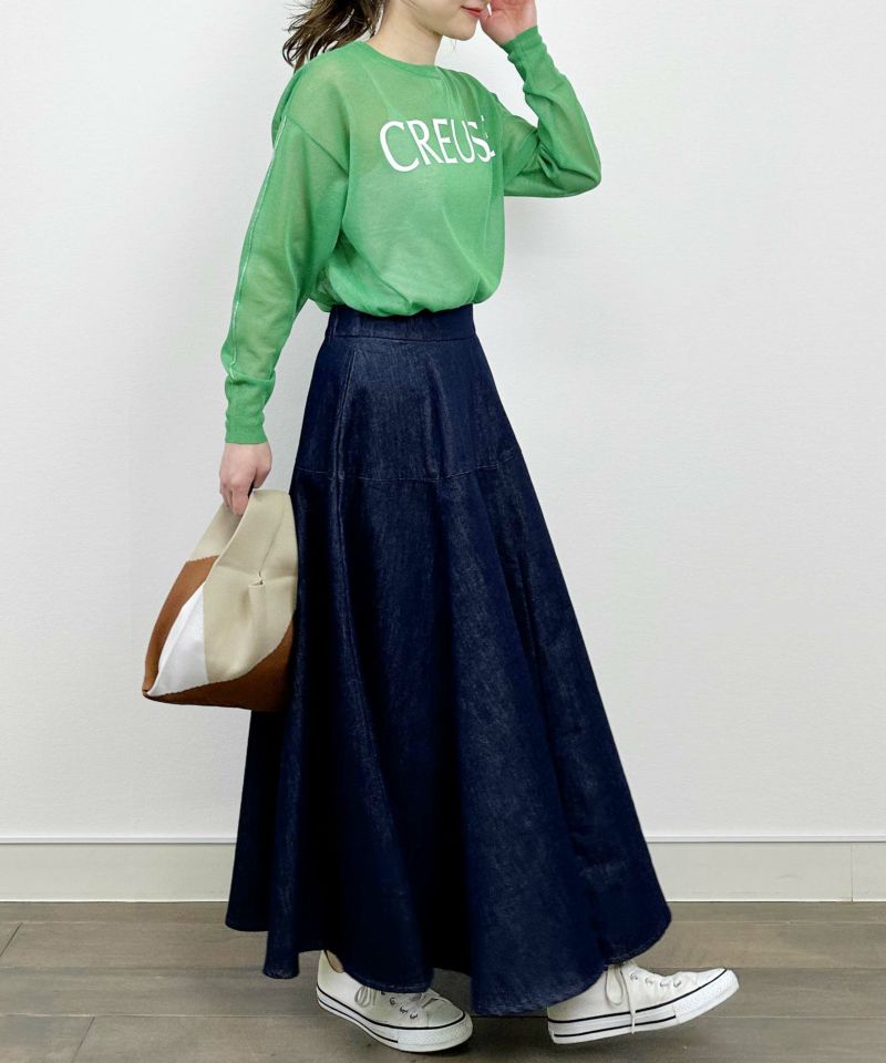 model：H164　着用サイズ：M　グリーン