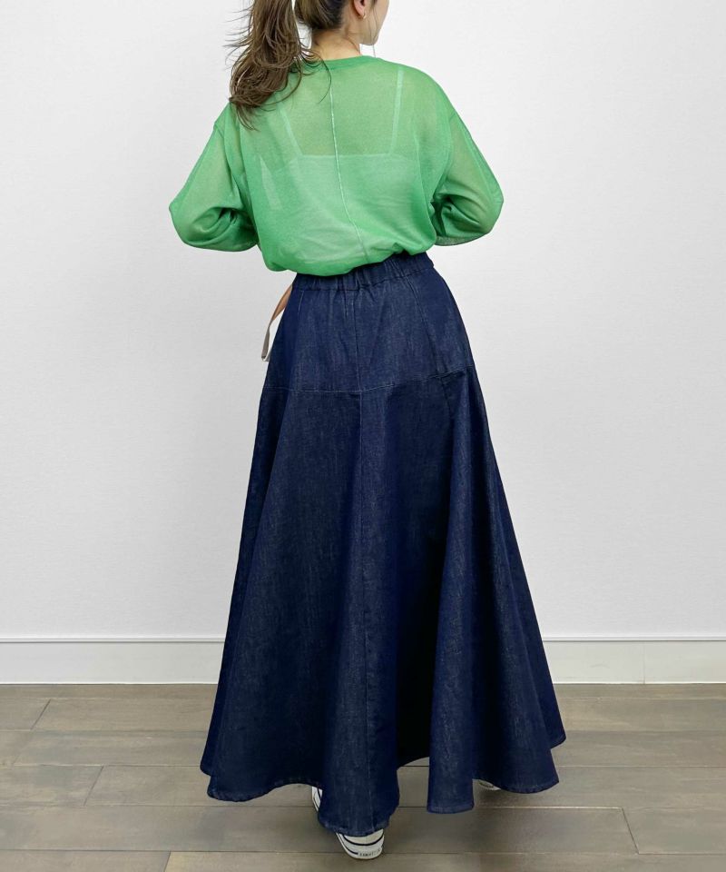 model：H164　着用サイズ：M　グリーン