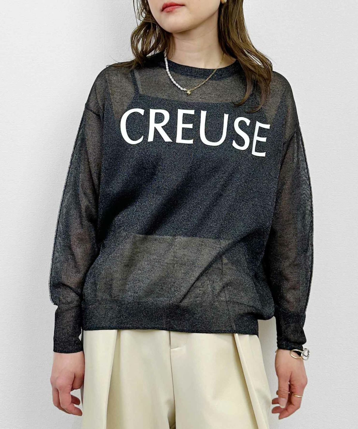 model：H164　着用サイズ：M　ブラック