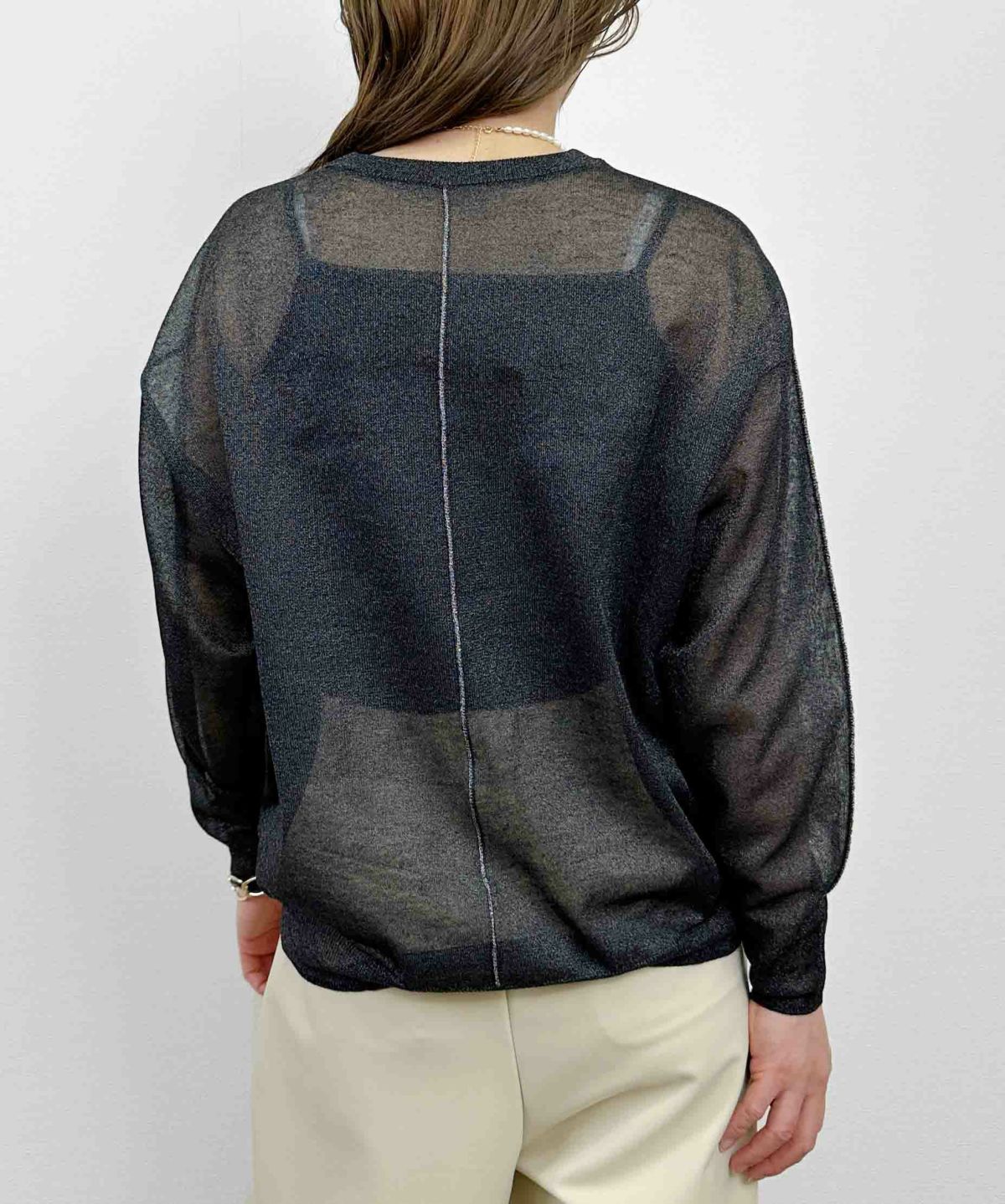 model：H164　着用サイズ：M　ブラック