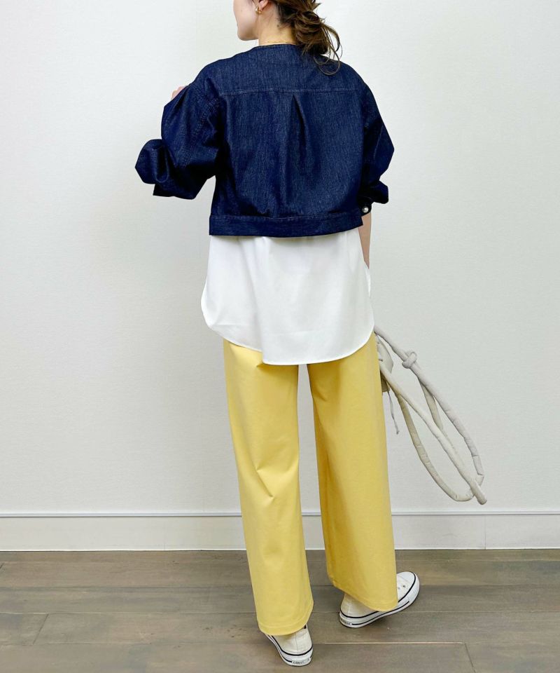 model：H164　着用サイズ：M　イエロー