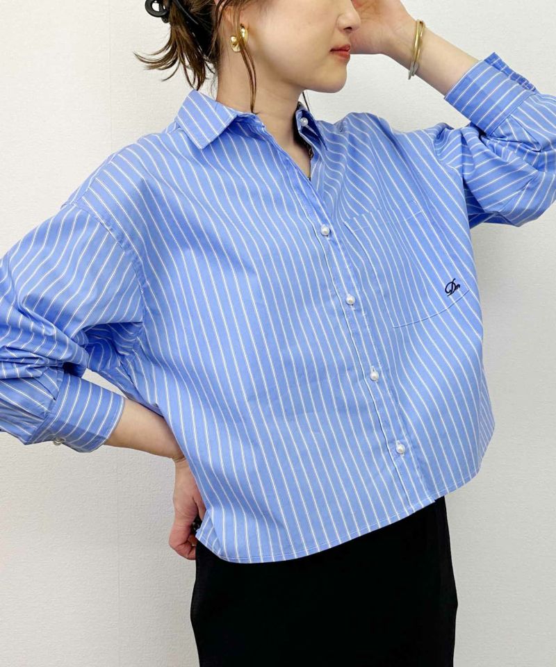 model：H164　着用サイズ：M　ブルー