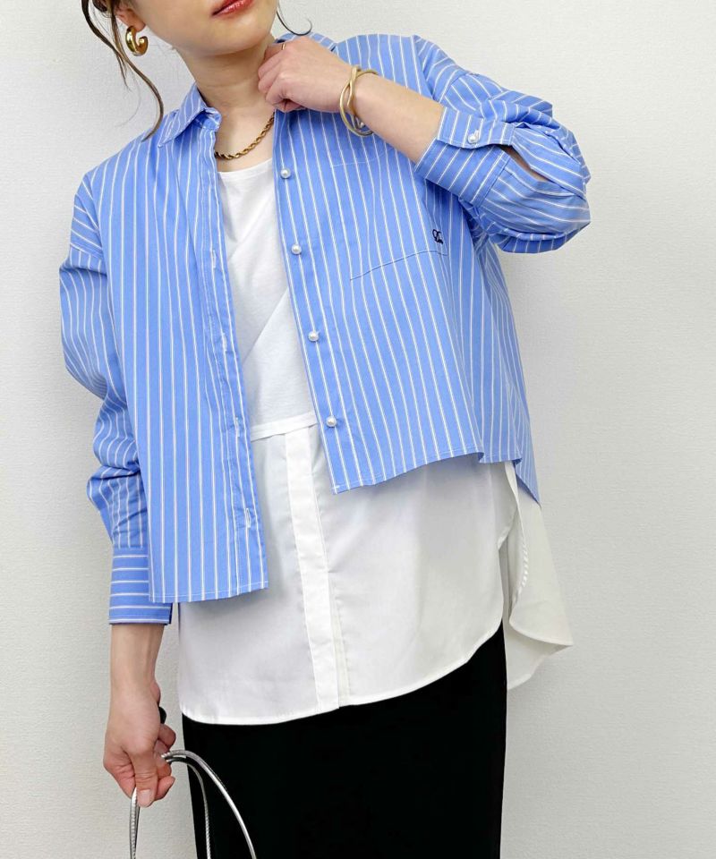 model：H164　着用サイズ：M　ブルー