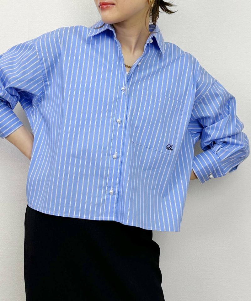 model：H164　着用サイズ：M　ブルー