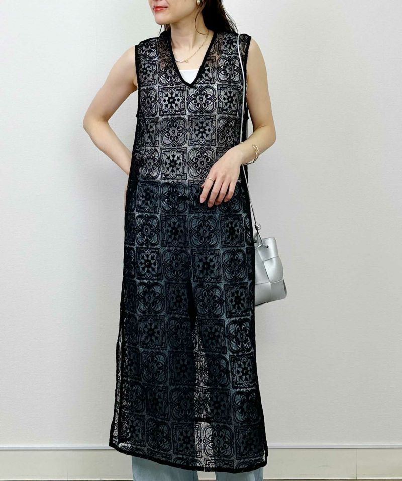 model：H164　着用サイズ：M　ブラック（リボン後ろ）