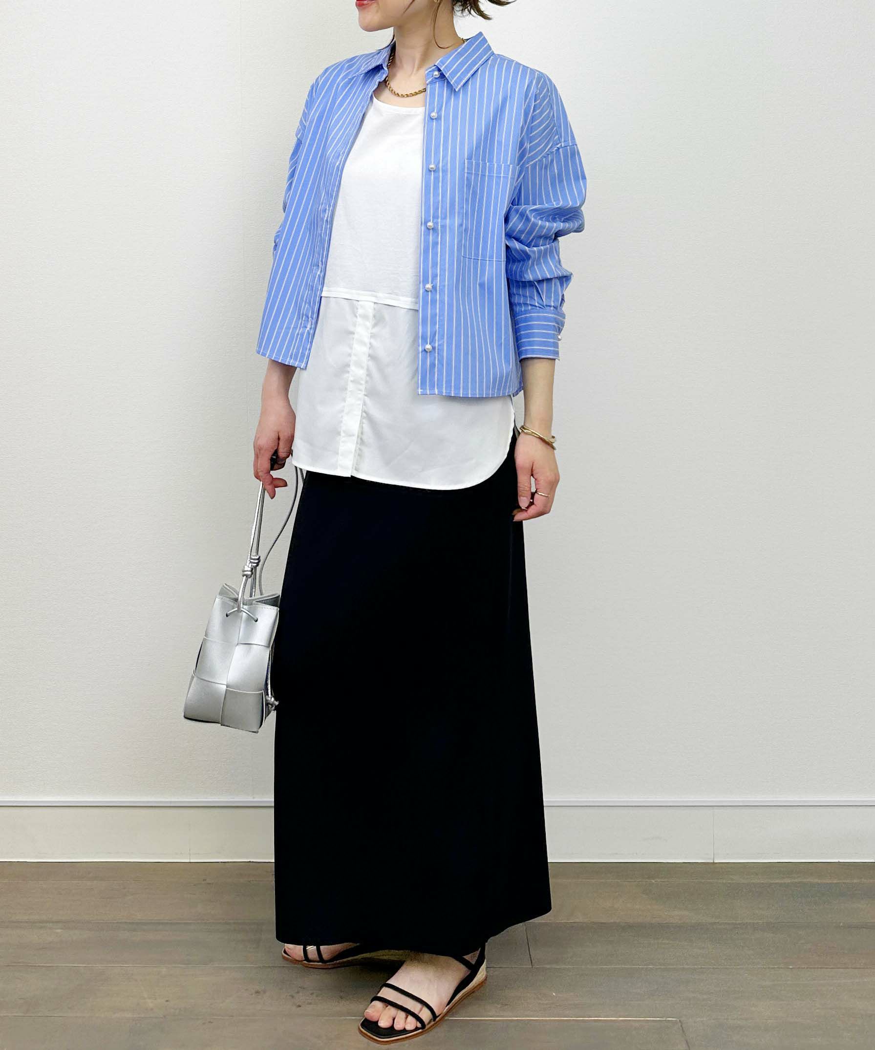 model：H164　着用サイズ：M　ブラック
