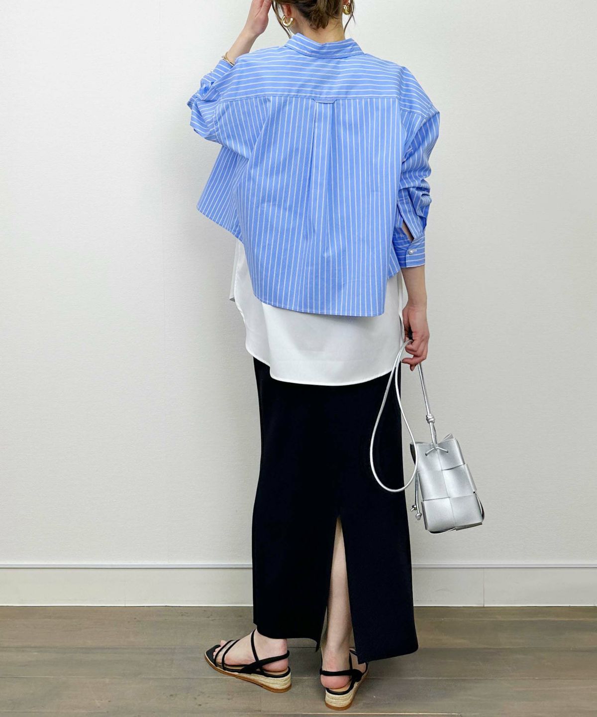 model：H164　着用サイズ：M　ブラック