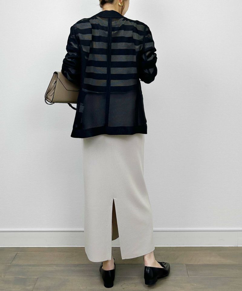 model：H164　着用サイズ：M　ライトグレー