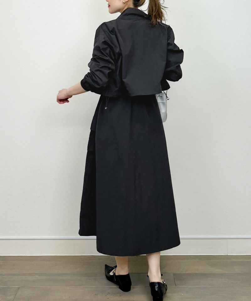 model：H164　着用サイズ：M　ブラック（セットで）