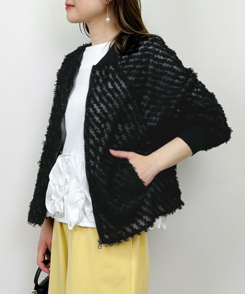 model：H164　着用サイズ：M　ブラック