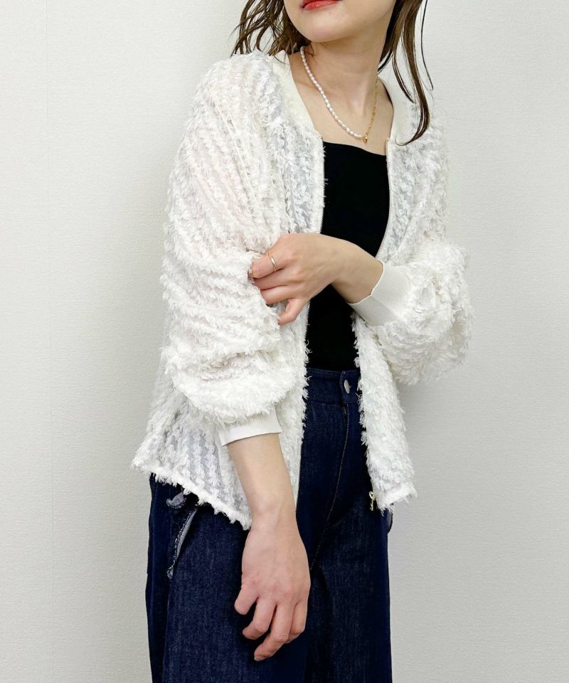 WEB限定】【HANDWASHABLE】ジャガードブルゾン | PICCIN