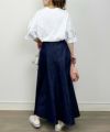 model：H164　着用サイズ：M　オフホワイト