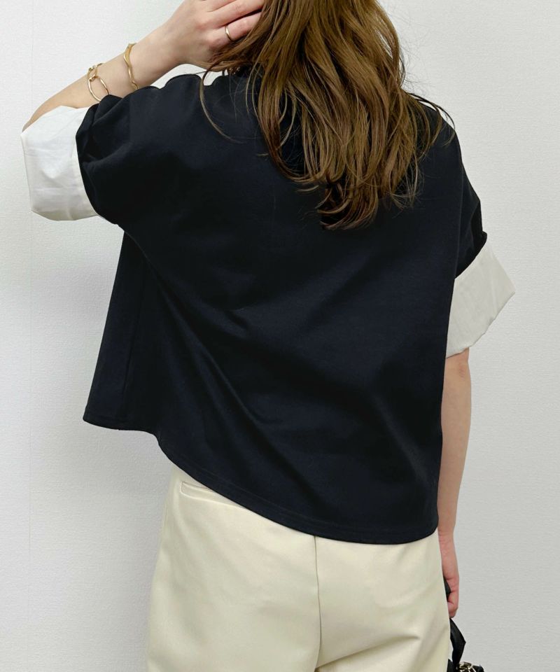 model：H164　着用サイズ：M　ブラック