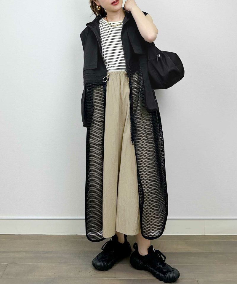 model：H164　着用サイズ：M　ブラック