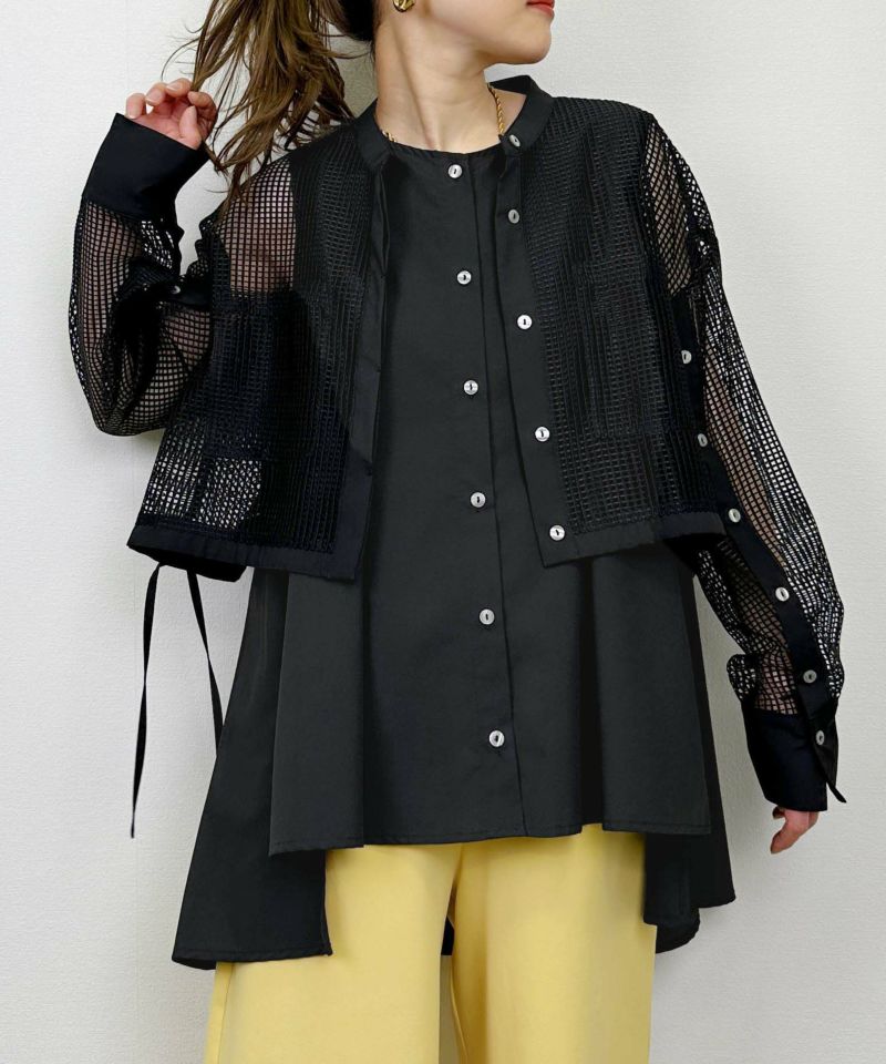 model：H164　着用サイズ：M　ブラック