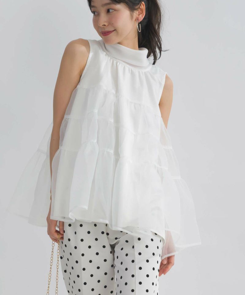 【SALE】PICCIN PERLA  ピッチンぺルラ 即日発送 ティンカーブラウス 906190 ノースリーブ ブラウス レディース PICCIN ピッチン ティンカーブラウス 906190 レディース シャツ