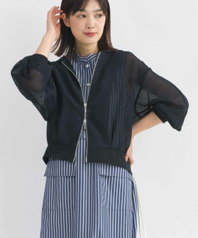 「PICCIN PERLA」 ジップアップパーカー M ブラック レディース PICCIN PERLA 「PICCIN PERLA」 ジップアップパーカー M
