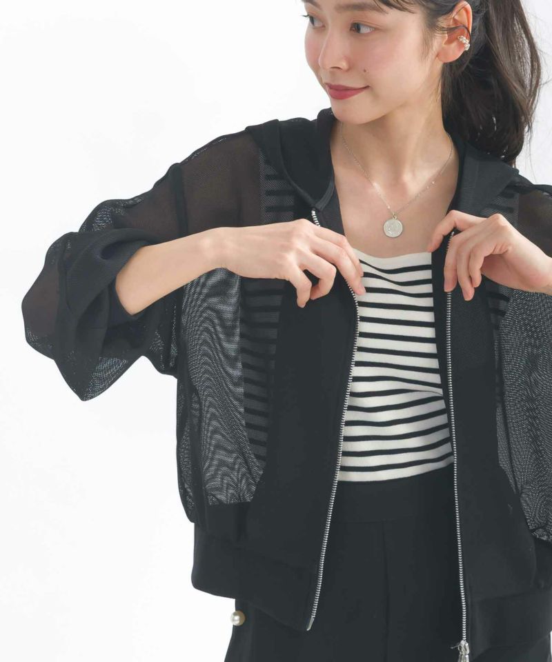 model：H153　着用サイズ：M　ブラック