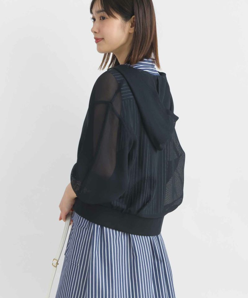 model：H162　着用サイズ：M　ネイビー