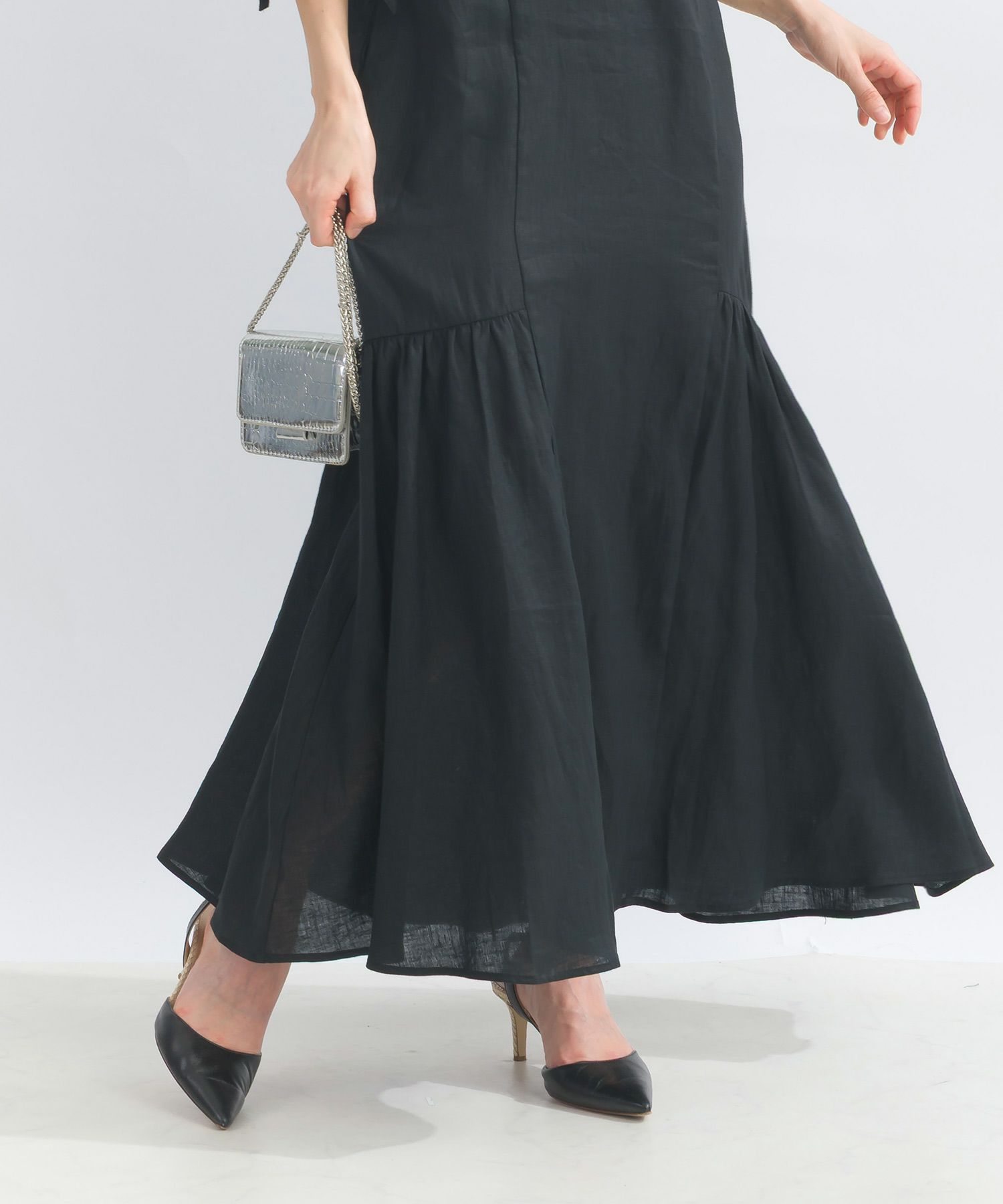 model：H153　着用サイズ：M　ブラック