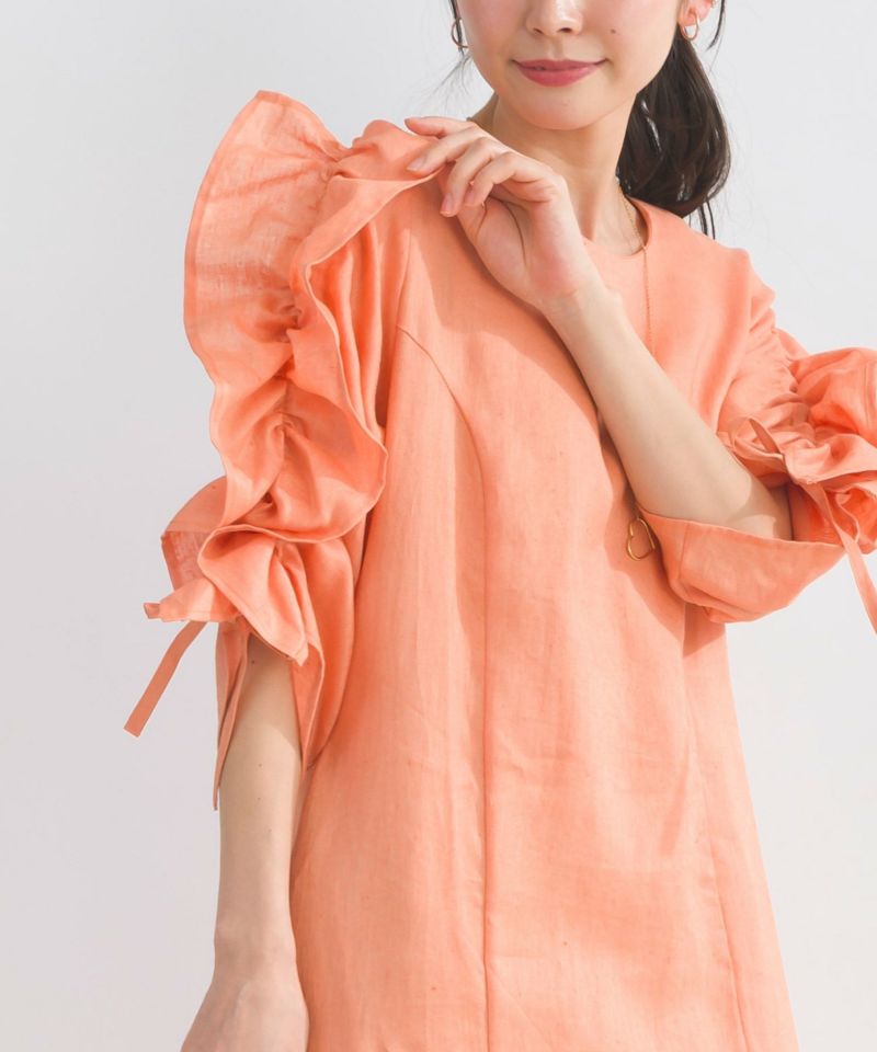 model：H153　着用サイズ：M　オレンジ