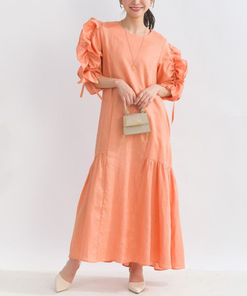 model：H153　着用サイズ：M　オレンジ