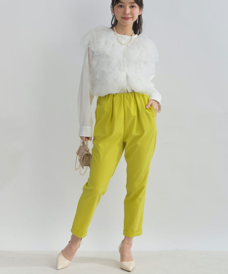 model：H153　着用サイズ：M　オフホワイト