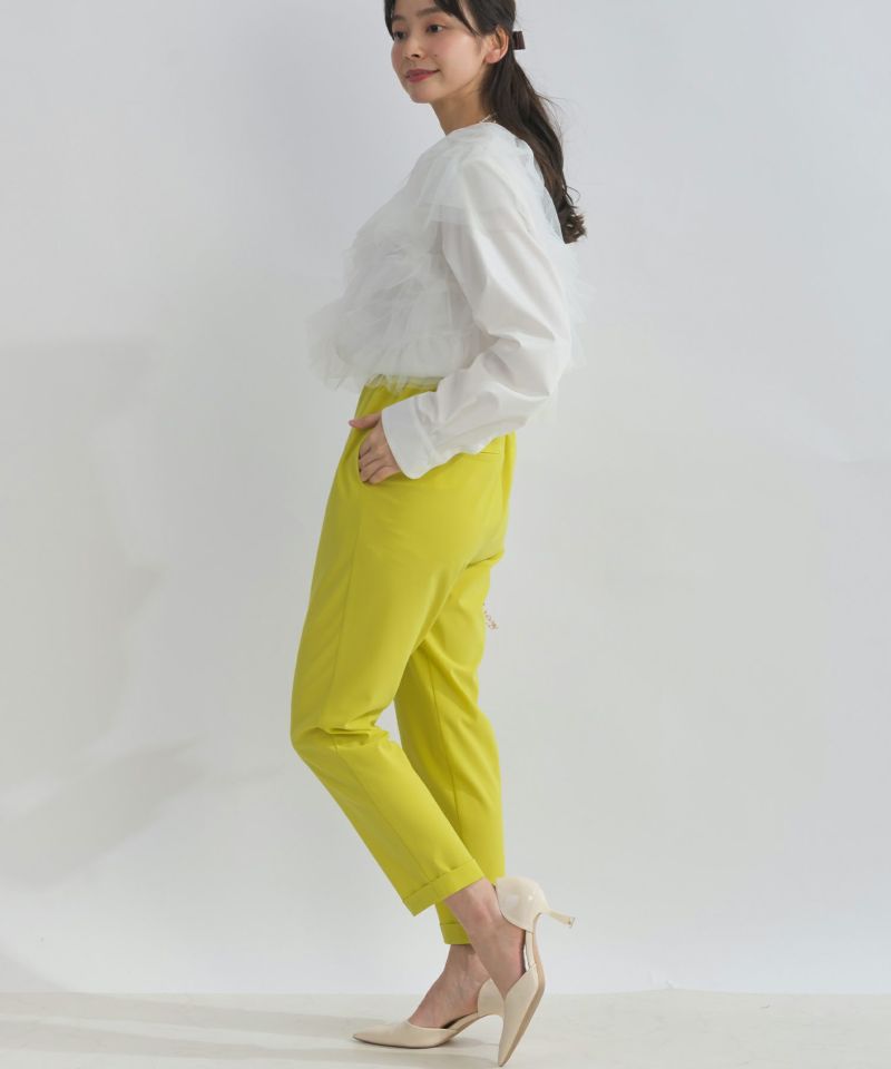 model：H153　着用サイズ：M　オフホワイト