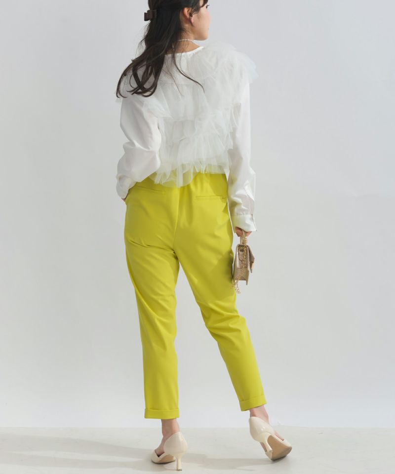 model：H153　着用サイズ：M　オフホワイト