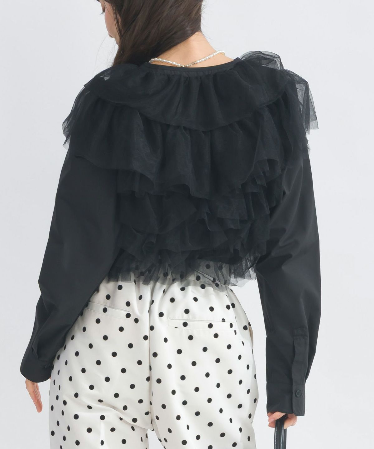 model：H153　着用サイズ：M　ブラック