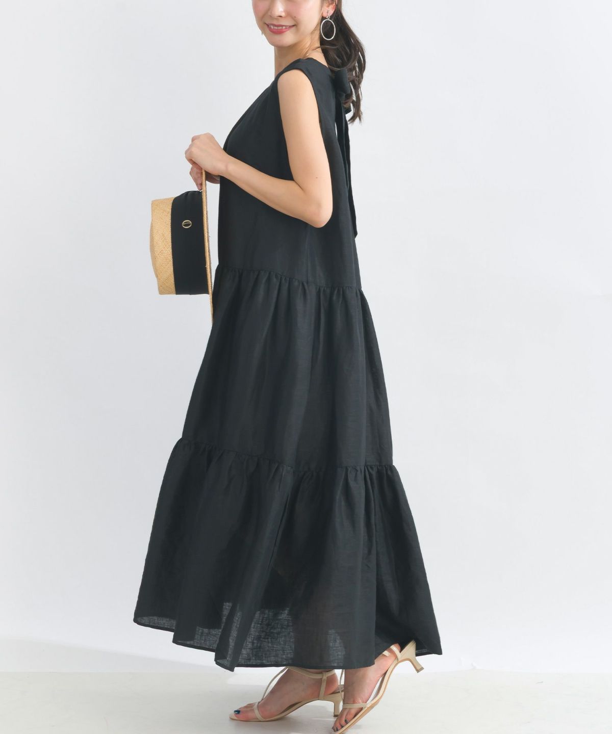 model：H153　着用サイズ：M　ブラック