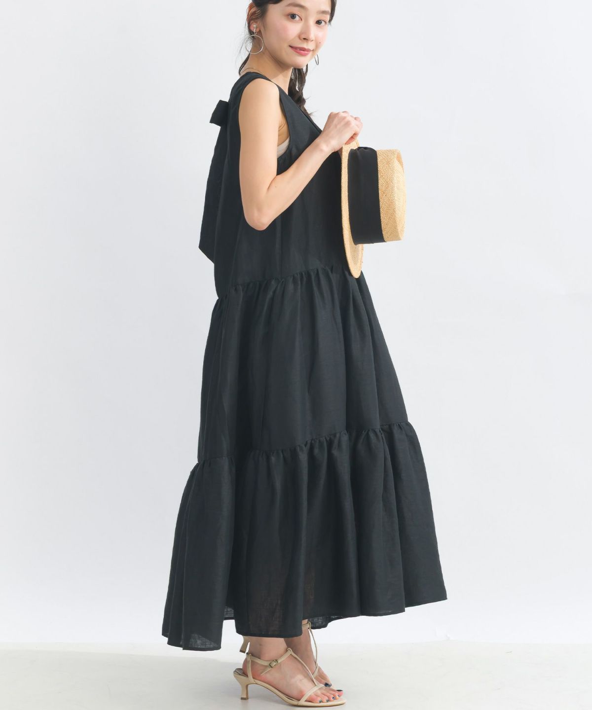 model：H153　着用サイズ：M　ブラック