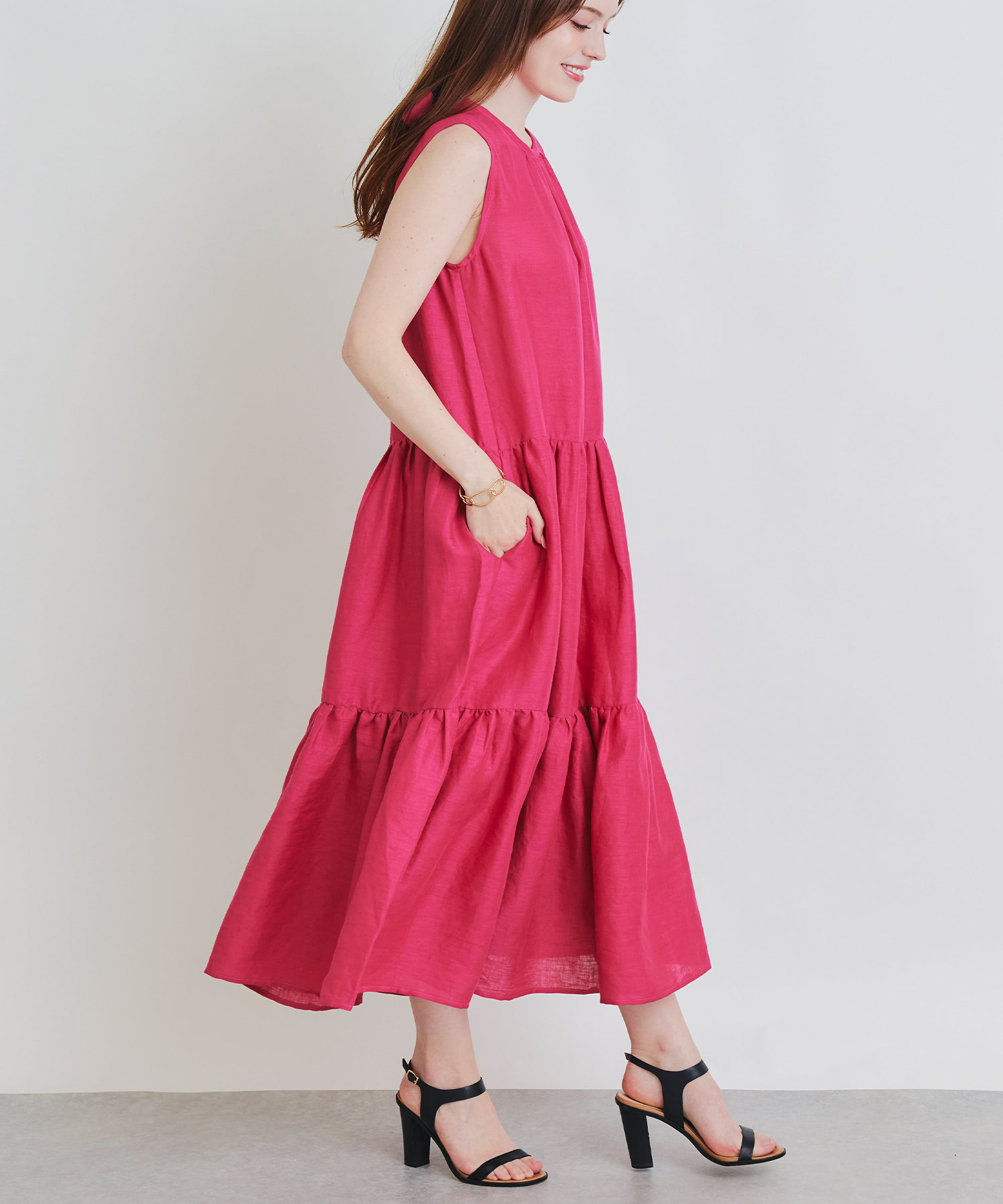 model：H153　着用サイズ：M　ブラック