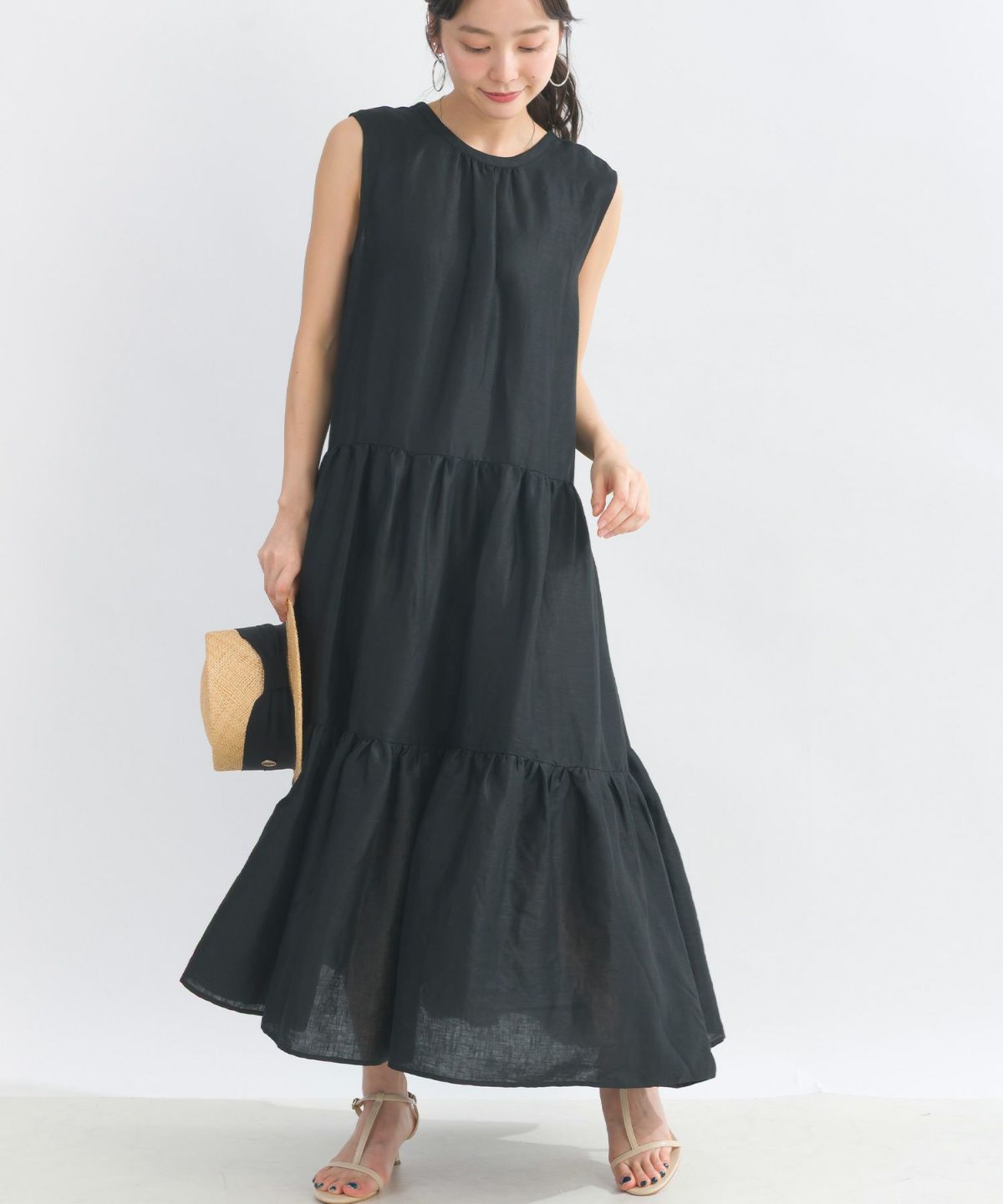 model：H153　着用サイズ：M　ブラック