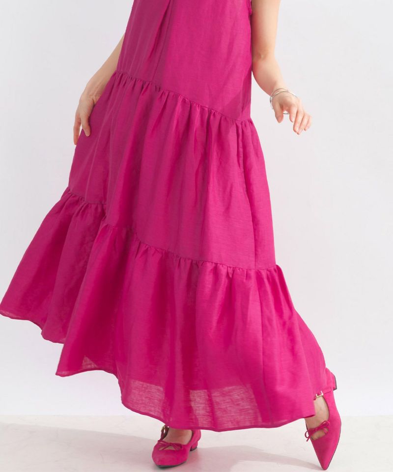 model：H153　着用サイズ：M　ピンク