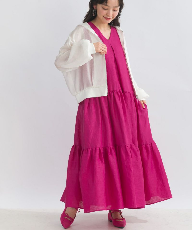 model：H153　着用サイズ：M　ピンク