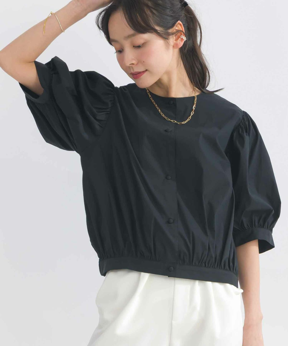 model：H153　着用サイズ：M　ブラック