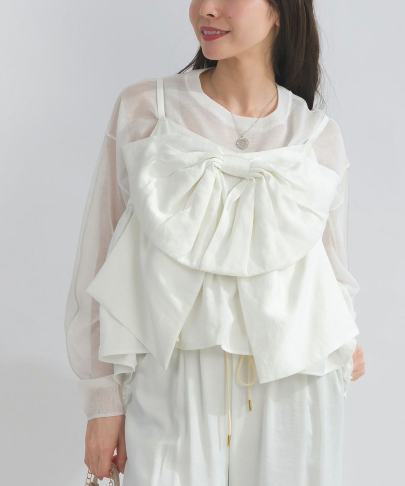 model：H153　着用サイズ：M　オフホワイト（セットアップで）