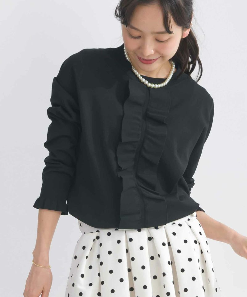 model：H153　着用サイズ：M　ブラック（無地）