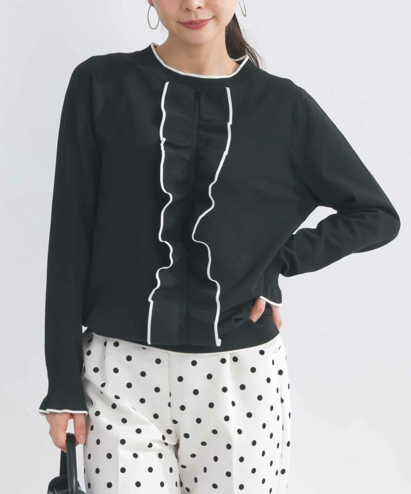 model：H153　着用サイズ：M　ブラック系その他（配色）