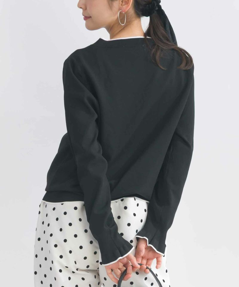 model：H153　着用サイズ：M　ブラック系その他（配色）