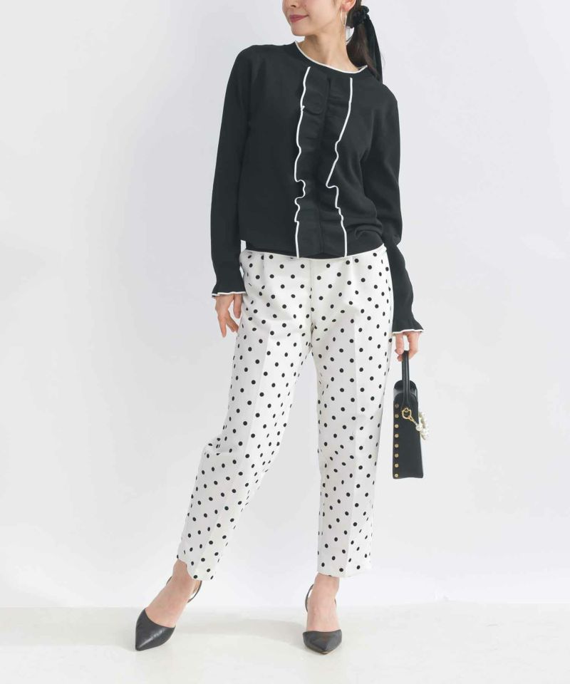 model：H153　着用サイズ：M　ブラック系その他（配色）