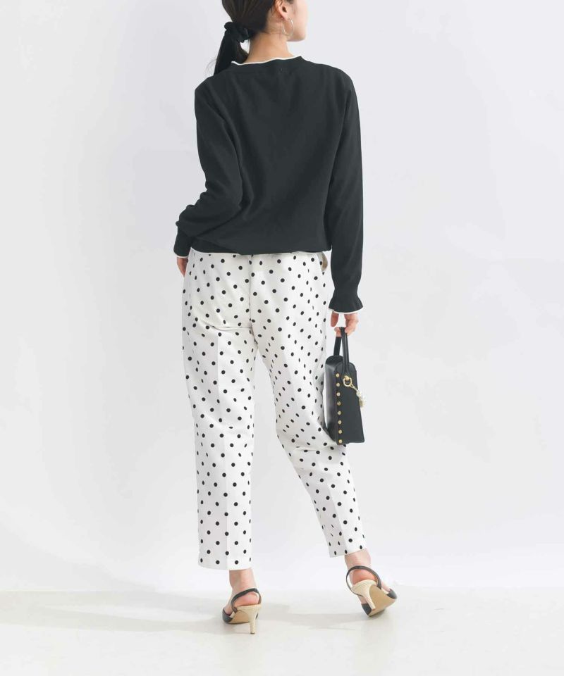 model：H153　着用サイズ：M　ブラック系その他（配色）