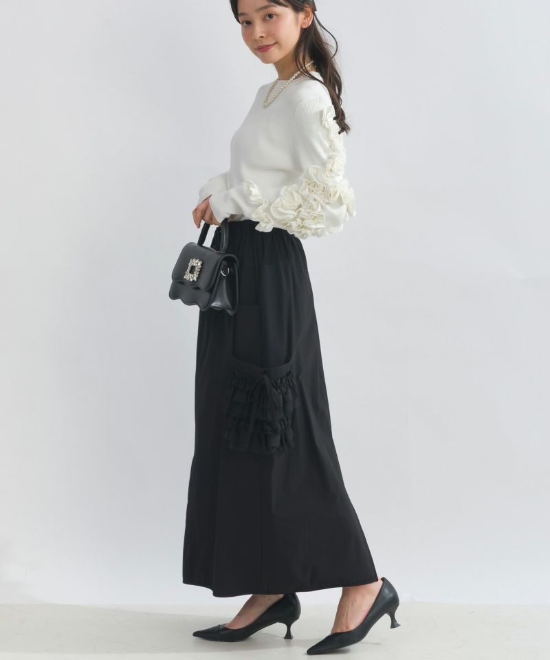 model：H153　着用サイズ：M　オフホワイト