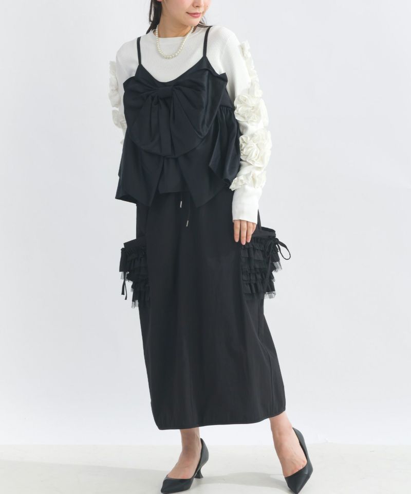 model：H153　着用サイズ：M　オフホワイト