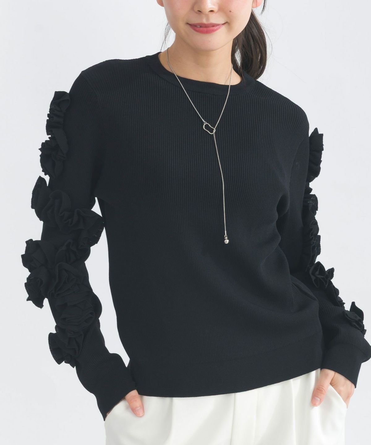 model：H153　着用サイズ：M　ブラック